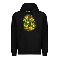 Black camouflage patch 4 Premium Hoodie - BundleAndBundleShop