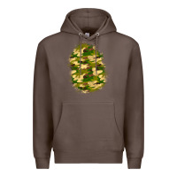 Coffee camouflage patch 4 Premium Hoodie - BundleAndBundleShop