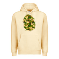 Pina Colada camouflage patch 4 Premium Hoodie - BundleAndBundleShop