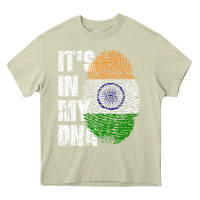 Mossy IT'S IN MY DNA India Flag Indian Heavy Core Tee - lanVoArt