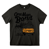 Asphalt old dominion one man Heavy Core Tee - lanVoArt