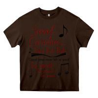 Chocolate Brown sweet caroline...bah bah bah Heavy Core Tee - lanVoArt