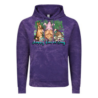 Cloud Purple Gnome bunny Happy Easter Day Vintage Hoodie - HowdyJamesFarm