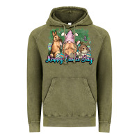 Vintage Olive Gnome bunny Happy Easter Day Vintage Hoodie - HowdyJamesFarm