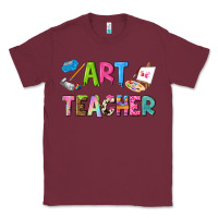 Burgundy art teacher Classic Tee - NancyCooperArtShop