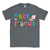 Charcoal Heather art teacher Classic Tee - NancyCooperArtShop
