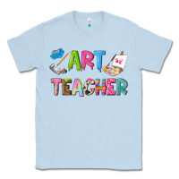 Dusty Blue art teacher Classic Tee - NancyCooperArtShop