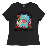 Black i don t watch porn i read it like a fucking lady Ladies Tee - Artiststas