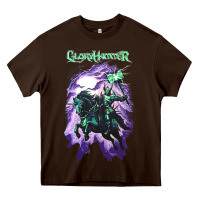 Chocolate Brown gloryhammer   chaos wizard Heavy Core Tee - lanVoArt