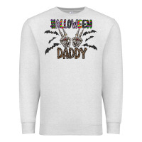Oatmeal Heather halloween daddy Premium Sweatshirt - CowhideDigitalArt