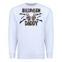 White halloween daddy Premium Sweatshirt - CowhideDigitalArt