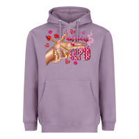 Lavender Not Today Cupid Heavyweight Hoodie - CowhideDigitalArt