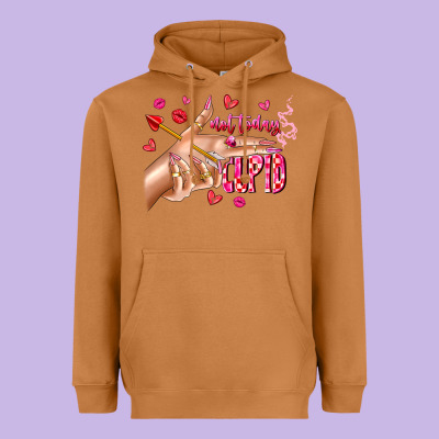 Not Today Cupid Heavyweight Hoodie Designed By Cowhidedigitalart