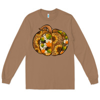 Toasted Coconut leopard cowhide sunflower pumpkin Long Sleeve Tee - Jasminsmagicworld