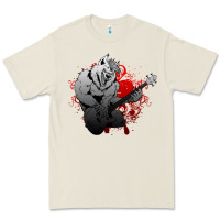 Bone Guitar Player Gift Guitarist Guitar Premium Tee - lanVoArt