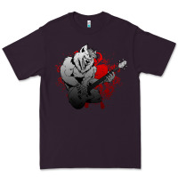 Plum Guitar Player Gift Guitarist Guitar Premium Tee - lanVoArt