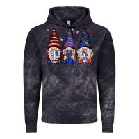 Cloud Black USA gnomies 4th of july Vintage Hoodie - HowdyJamesFarm