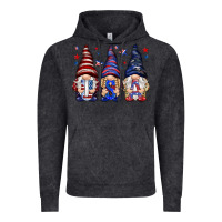 Vintage Black USA gnomies 4th of july Vintage Hoodie - HowdyJamesFarm