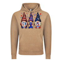 Vintage Coffee USA gnomies 4th of july Vintage Hoodie - HowdyJamesFarm