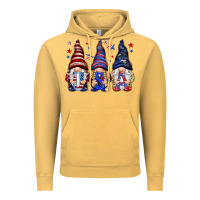 Vintage Mustard USA gnomies 4th of july Vintage Hoodie - HowdyJamesFarm