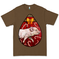 Cacao christmas pig Premium Tee - LillyAllenDesigns