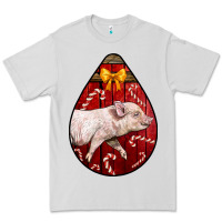 Dove Grey christmas pig Premium Tee - LillyAllenDesigns