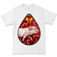White christmas pig Premium Tee - LillyAllenDesigns