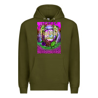 Army Green witch vibes air freshener Premium Hoodie - BundleAndBundleShop