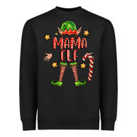 Black mama elf Heavyweight Sweatshirt - FaDigitalArtStudio