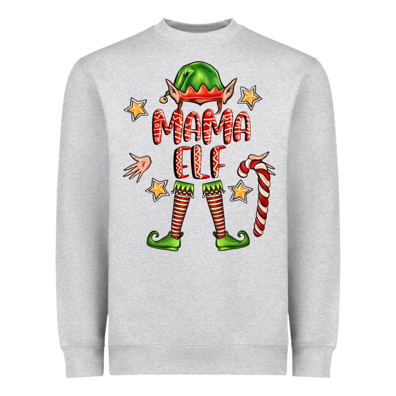 Mama Elf Heavyweight Sweatshirt by FaDigitalArtStudio | Teevron