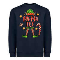 Navy mama elf Heavyweight Sweatshirt - FaDigitalArtStudio