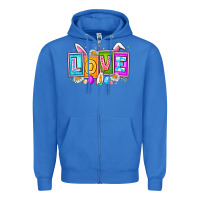 True Royal Love Easter Zipper Hoodie - CowhideDigitalArt