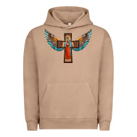 Pigment Burro our lady of guadalupe cross with wings Urban Hoodie - BarkalooDesign
