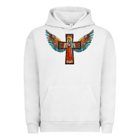 Pigment Lunar Rock our lady of guadalupe cross with wings Urban Hoodie - BarkalooDesign