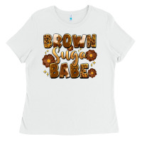 White brown suga babe Ladies Tee - Artiststas