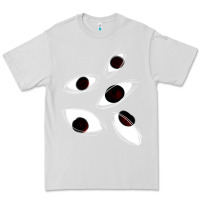Dove Grey weirdcore staring Premium Tee - lanVoArt