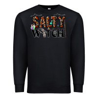 Black salty witch Premium Sweatshirt - CowhideDigitalArt