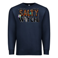 Navy salty witch Premium Sweatshirt - CowhideDigitalArt