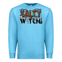 Ocean Blue salty witch Premium Sweatshirt - CowhideDigitalArt
