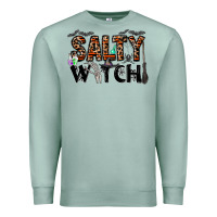 Seafoam salty witch Premium Sweatshirt - CowhideDigitalArt