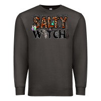Smoke salty witch Premium Sweatshirt - CowhideDigitalArt