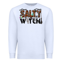 White salty witch Premium Sweatshirt - CowhideDigitalArt
