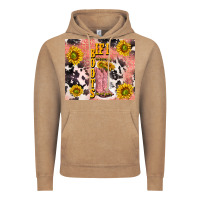 Vintage Coffee cowgirl boots sunflower Vintage Hoodie - TumblerDesignByShophia