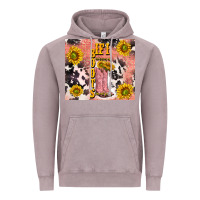 Vintage Zinc cowgirl boots sunflower Vintage Hoodie - TumblerDesignByShophia