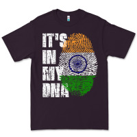 Plum IT'S IN MY DNA India Flag Indian Premium Tee - lanVoArt