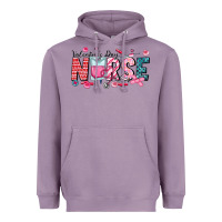 Lavender Nurse Valentine Heavyweight Hoodie - CowhideDigitalArt