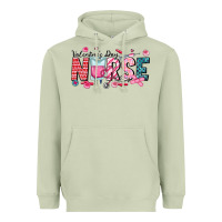 Matcha Nurse Valentine Heavyweight Hoodie - CowhideDigitalArt
