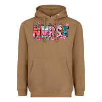 Toasted Coconut Nurse Valentine Heavyweight Hoodie - CowhideDigitalArt
