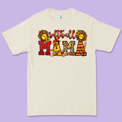 Softball Mama Premium Tee Designed By Jasminsmagicworld