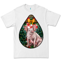 White christmas pig Premium Tee - LillyAllenDesigns